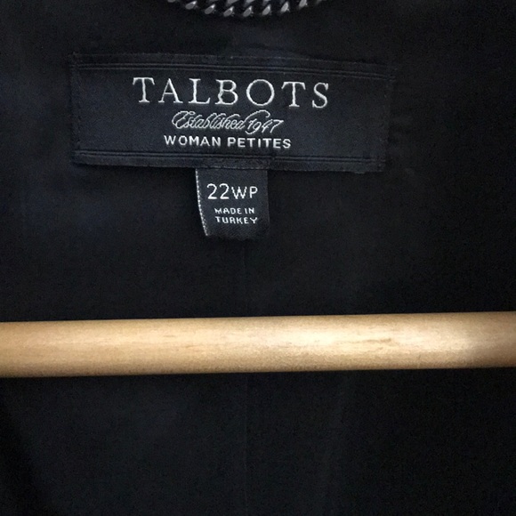 Talbots Woman petite jacket. 22wp - Picture 3 of 5